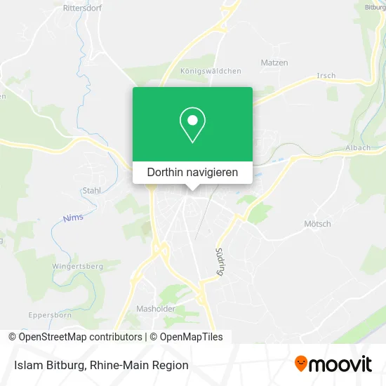 Islam Bitburg Karte