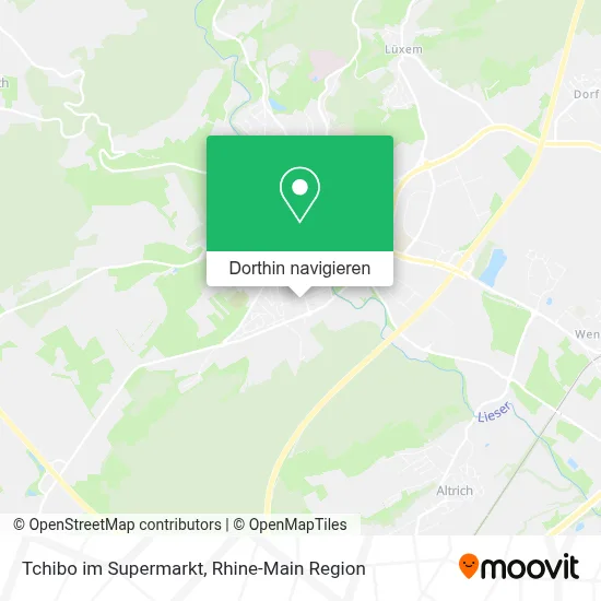 Tchibo im Supermarkt Karte