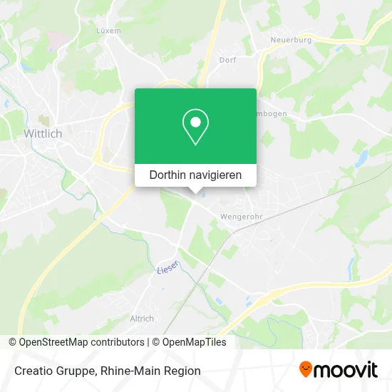Creatio Gruppe Karte