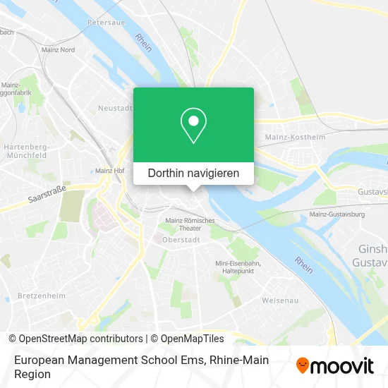 European Management School Ems Karte