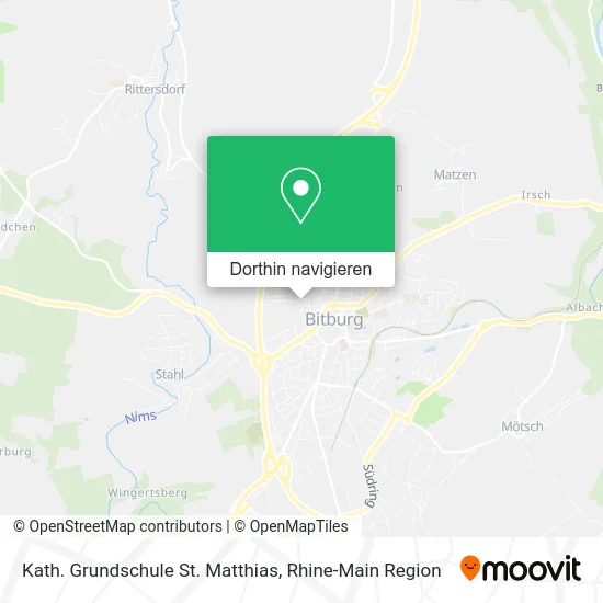 Kath. Grundschule St. Matthias Karte