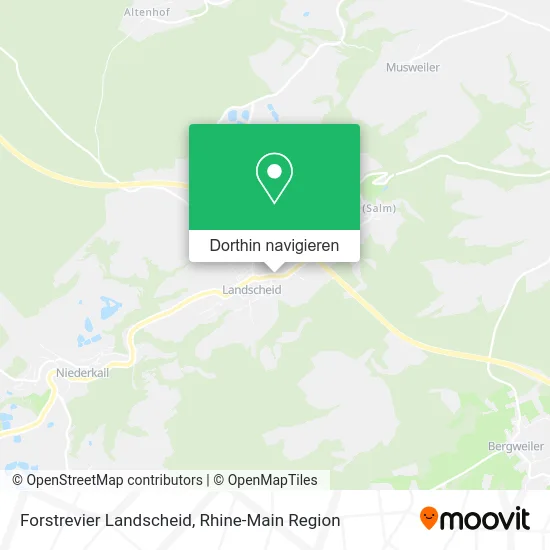 Forstrevier Landscheid Karte