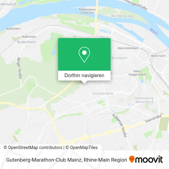 Gutenberg-Marathon-Club Mainz Karte