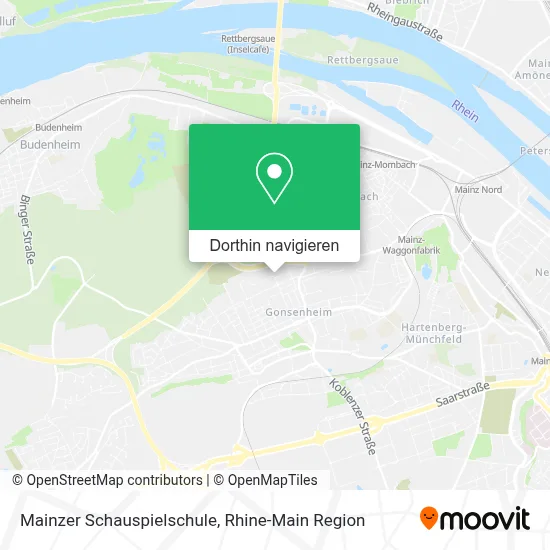 Mainzer Schauspielschule Karte