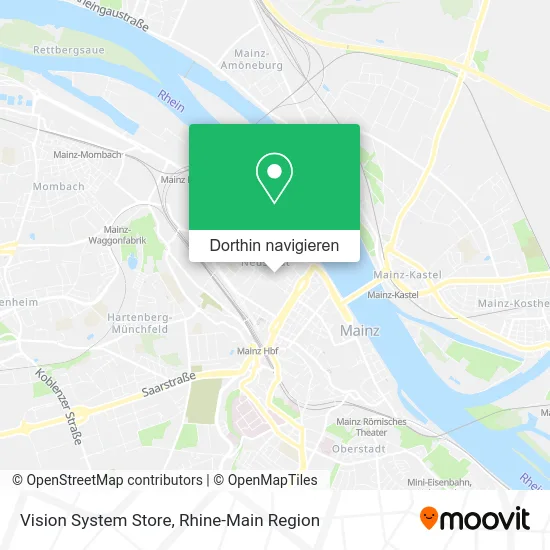 Vision System Store Karte