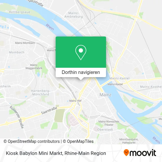 Kiosk Babylon Mini Markt Karte