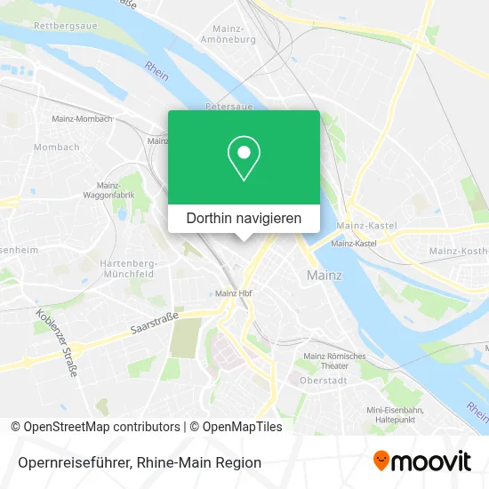 Opernreiseführer Karte