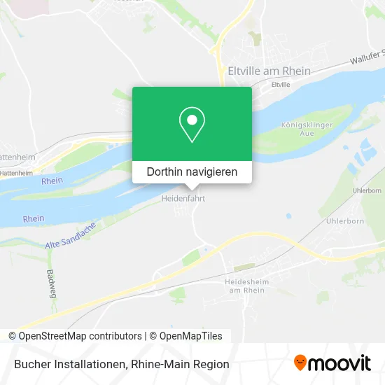 Bucher Installationen Karte