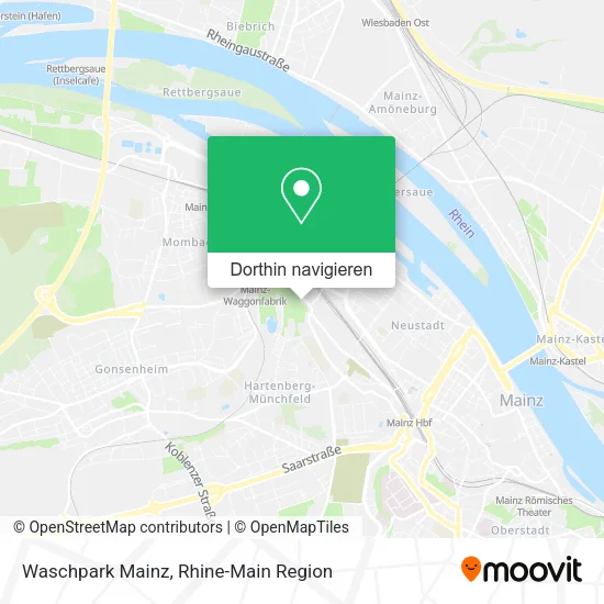 Waschpark Mainz Karte