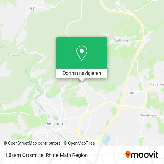 Lüxem Ortsmitte Karte