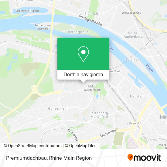 Premiumdachbau Karte