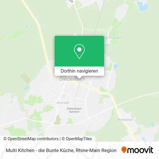 Multi Kitchen - die Bunte Küche Karte