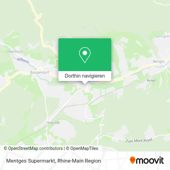 Mentges Supermarkt Karte