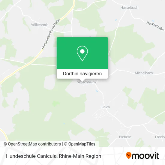 Hundeschule Canicula Karte