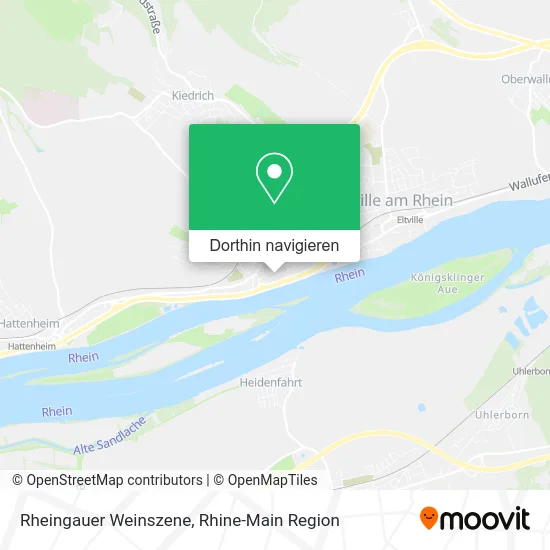 Rheingauer Weinszene Karte