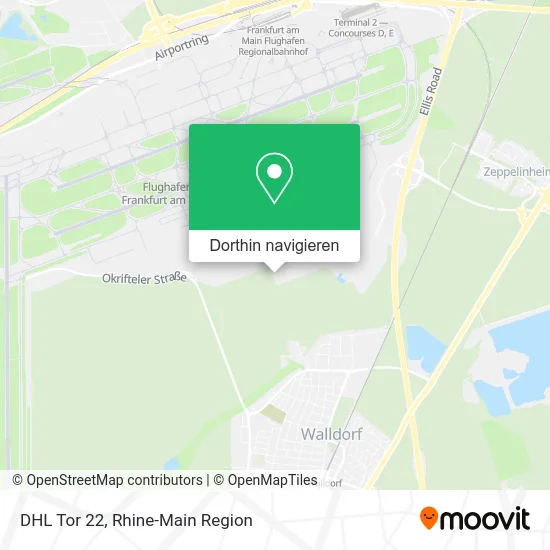 DHL Tor 22 Karte