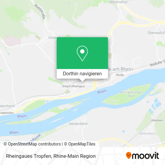 Rheingaues Tropfen Karte