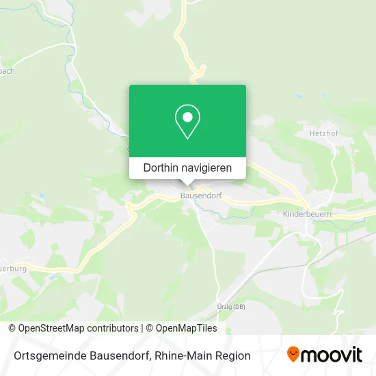 Ortsgemeinde Bausendorf Karte