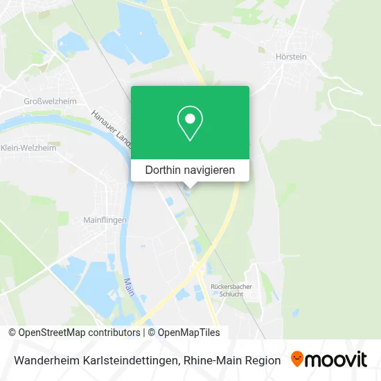 Wanderheim Karlsteindettingen Karte
