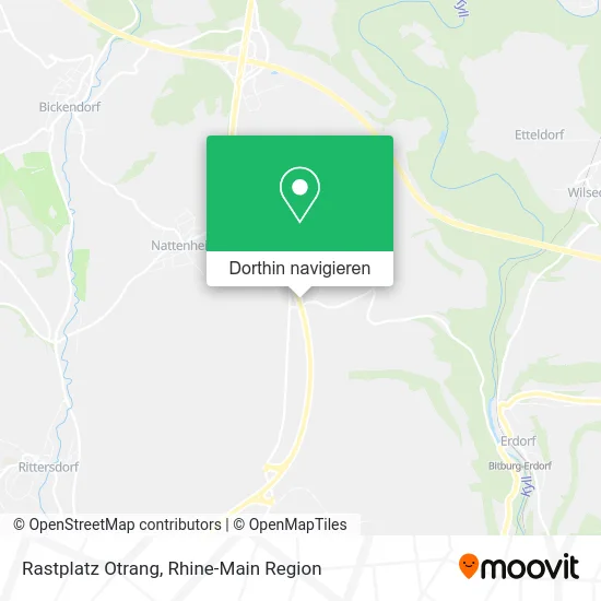 Rastplatz Otrang Karte