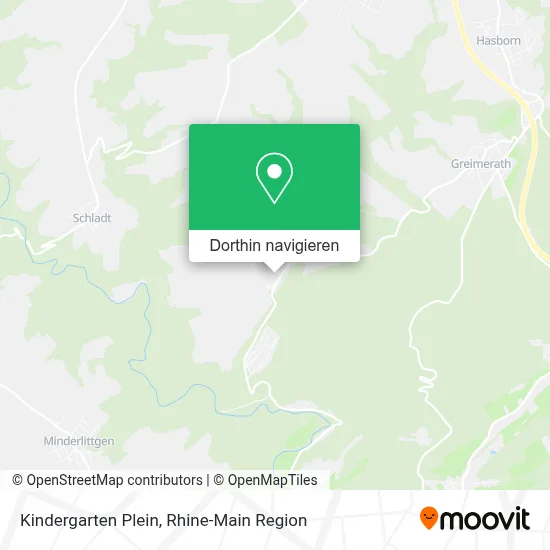 Kindergarten Plein Karte