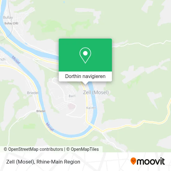 Zell (Mosel) Karte