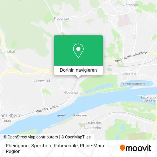 Rheingauer Sportboot Fahrschule Karte