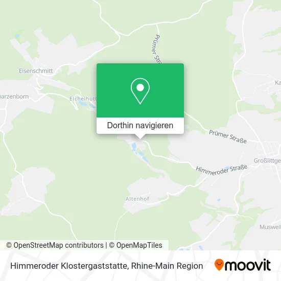 Himmeroder Klostergaststatte Karte