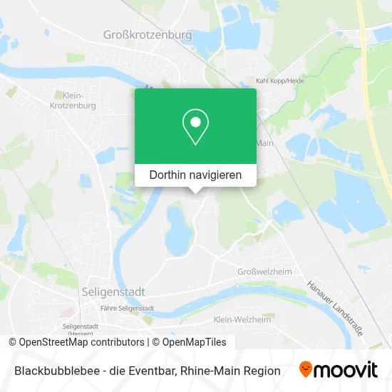 Blackbubblebee - die Eventbar Karte