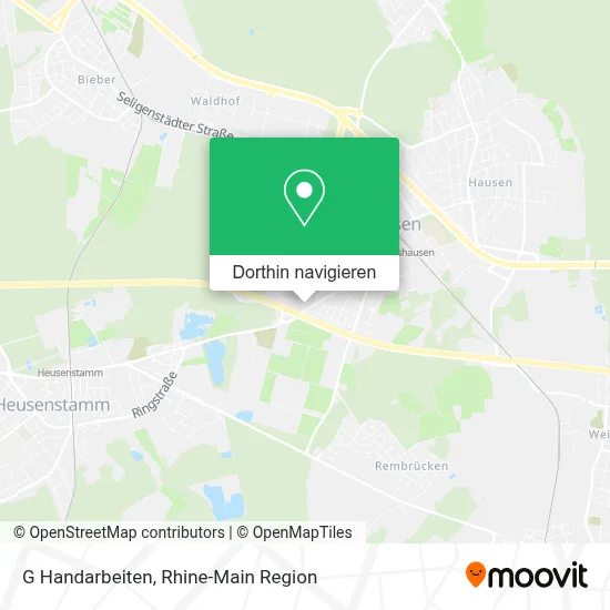 G Handarbeiten Karte