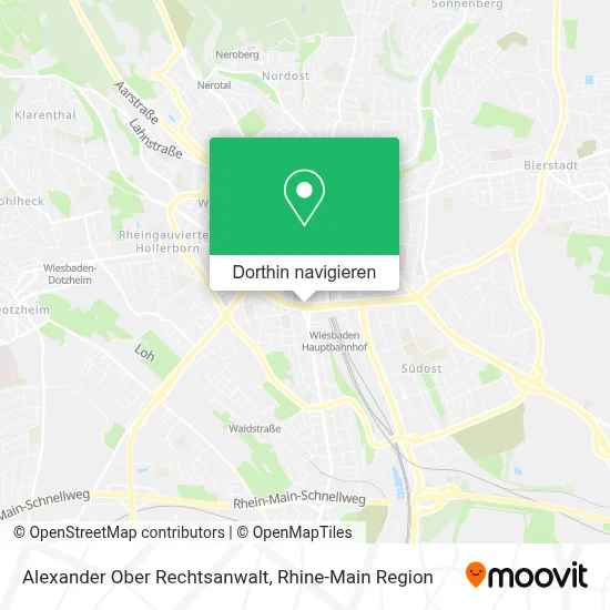 Alexander Ober Rechtsanwalt Karte