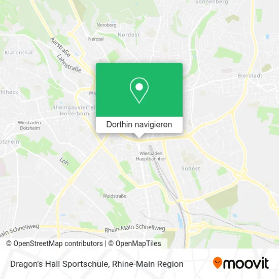 Dragon's Hall Sportschule Karte