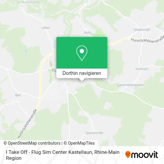 I Take Off - Flug Sim Center Kastellaun Karte