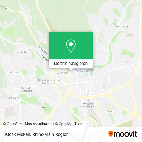 Kiosk Mekan Karte