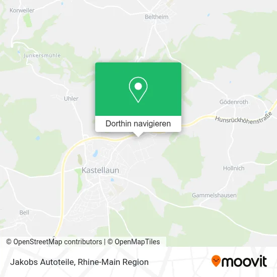 Jakobs Autoteile Karte