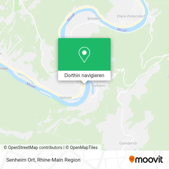 Senheim Ort Karte