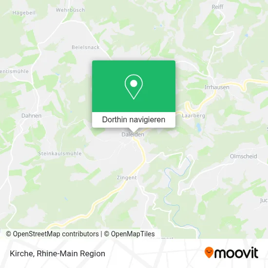Kirche Karte