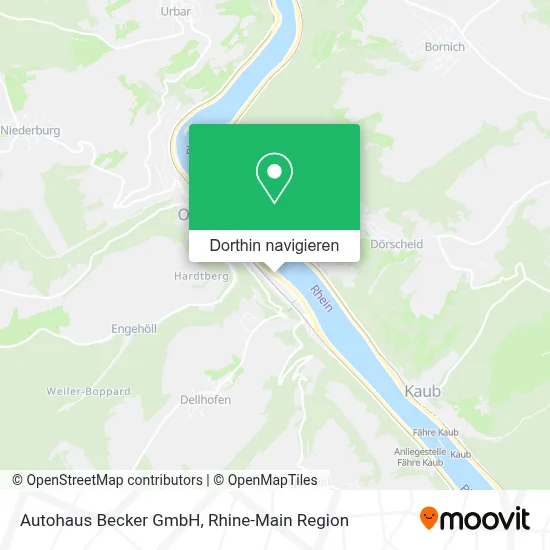 Autohaus Becker GmbH Karte