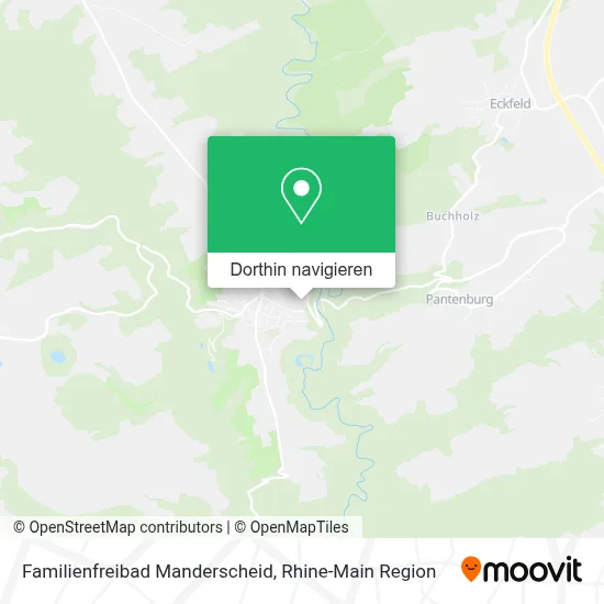 Familienfreibad Manderscheid Karte