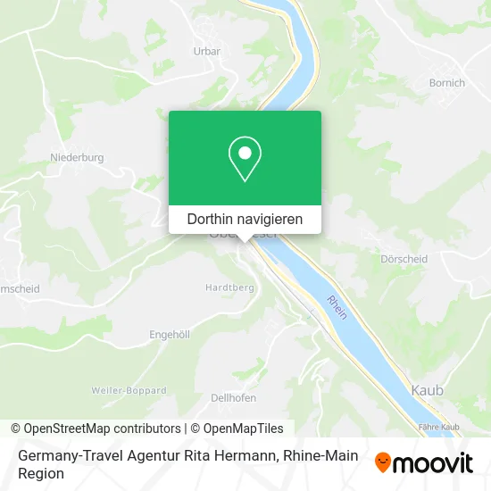 Germany-Travel Agentur Rita Hermann Karte