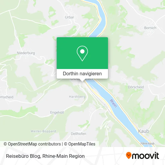 Reisebüro Blog Karte