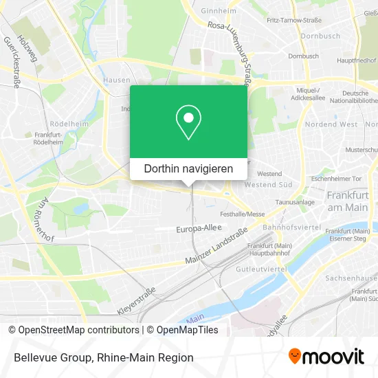 Bellevue Group Karte