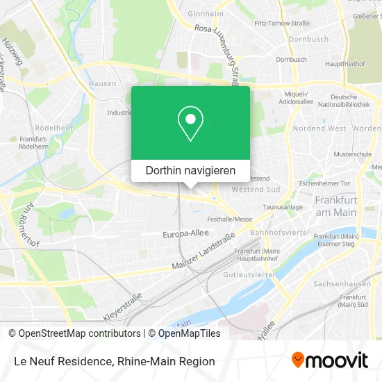 Le Neuf Residence Karte