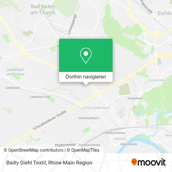 Bailly Diehl Textil Karte