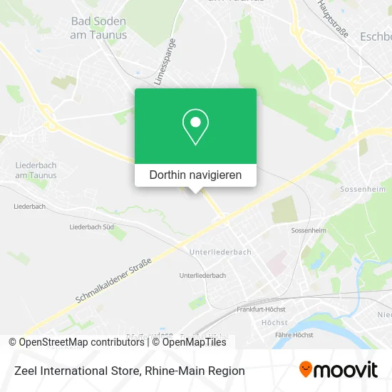 Zeel International Store Karte