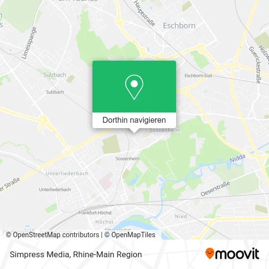 Simpress Media Karte