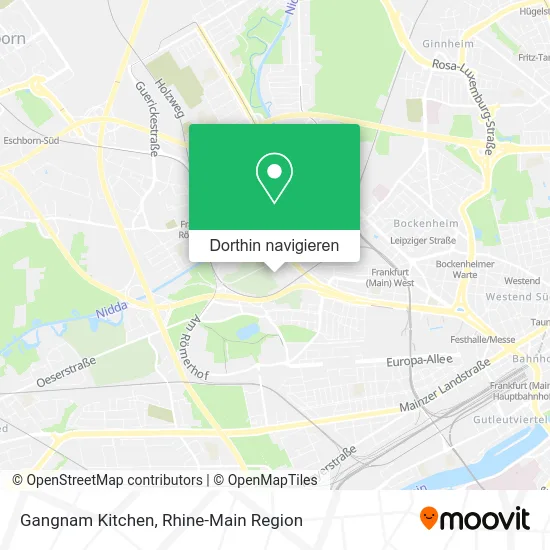 Gangnam Kitchen Karte