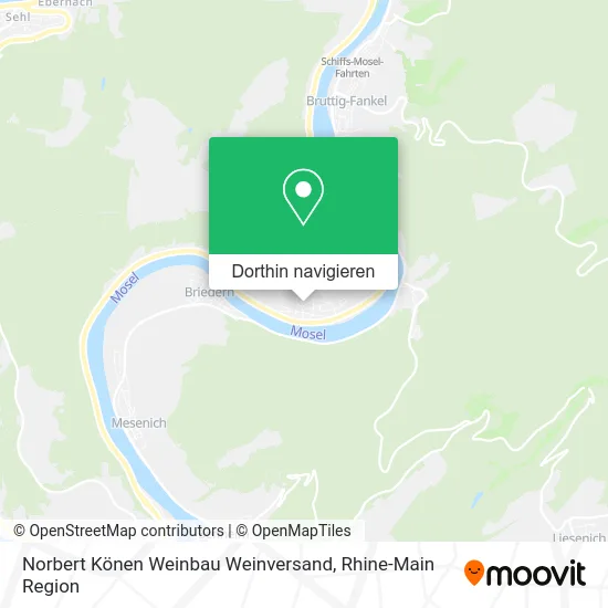Norbert Könen Weinbau Weinversand Karte