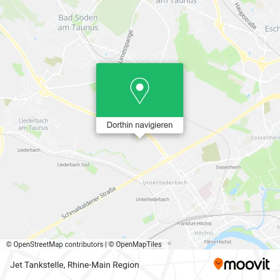 Jet Tankstelle Karte