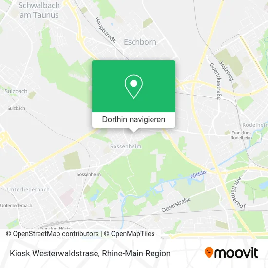 Kiosk Westerwaldstrase Karte